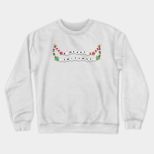 Merry Swiftmas Friendship Bracelet Crewneck Sweatshirt